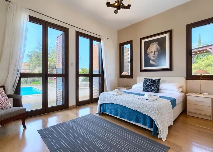 Beautiful Dionysus With Private Pool In Peaceful Location - Aphrodite Hills Villa *